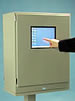 Touch screen computer cabinet